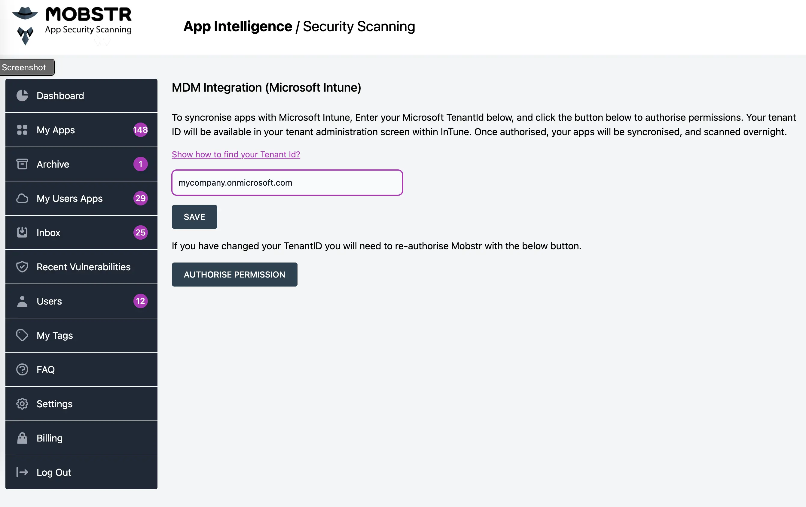 MOBSTR Dashboard